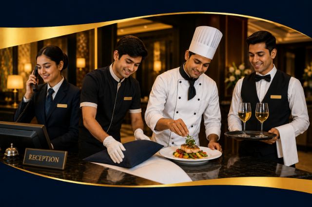 Course in F.O / H.K / F&B Prod. / F&B Services